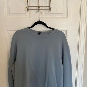 Lululemon French terry oversized crew. Chambray. Size.XXL